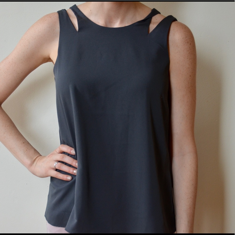 Charcoal Grey Top